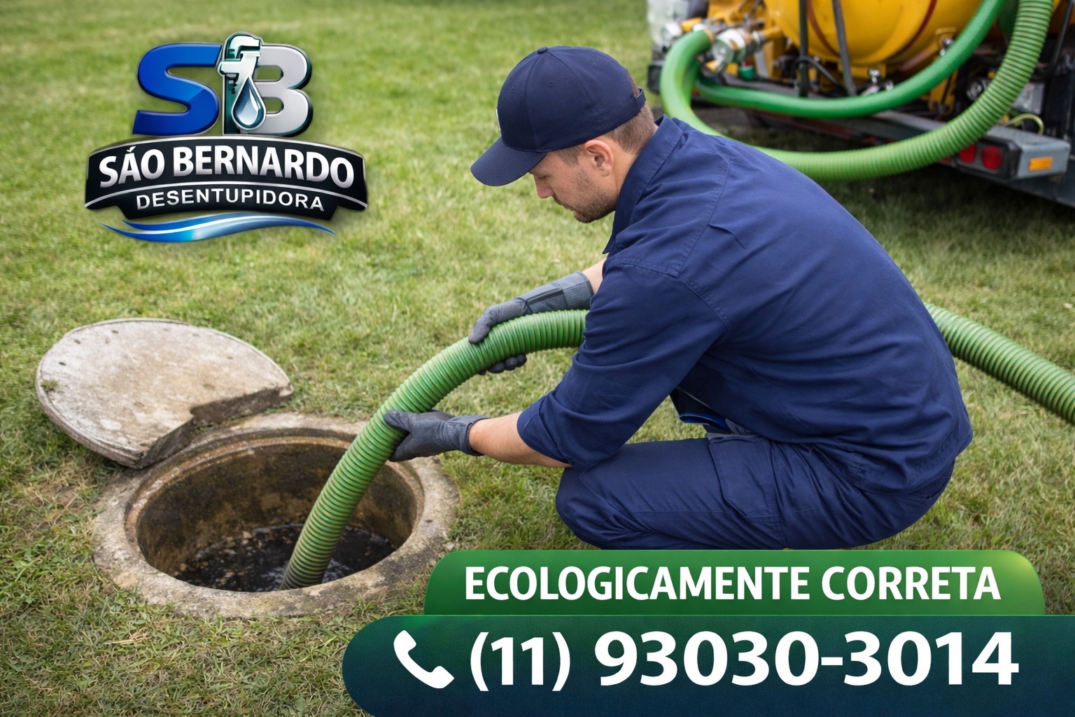 Limpeza de fossa em São Bernardo do Campo